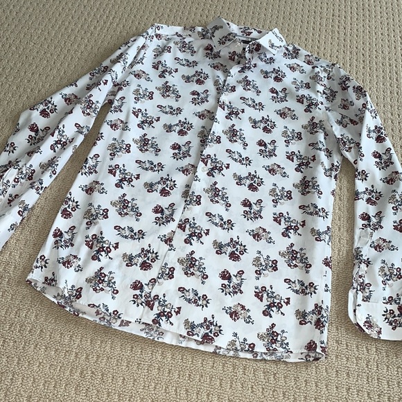 RW&CO Men’s Floral Slim Fit Dress Shirt - Picture 4 of 8